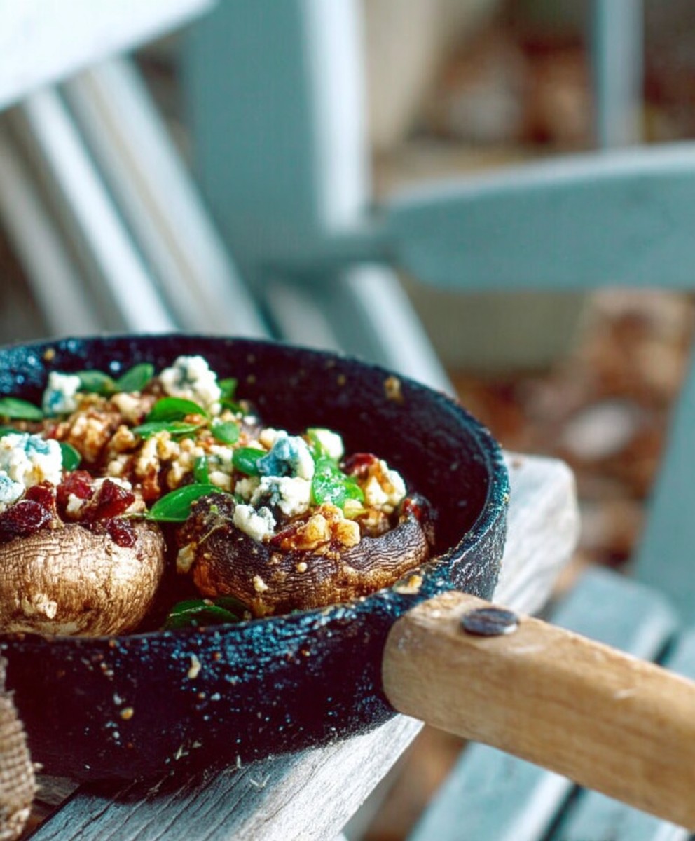 Champignons au gorgonzola