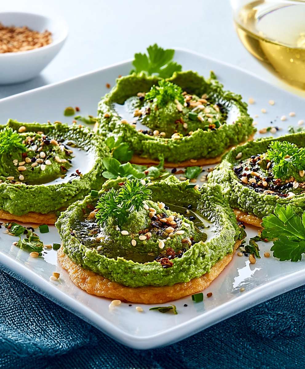 Houmous spiruline facile rapide