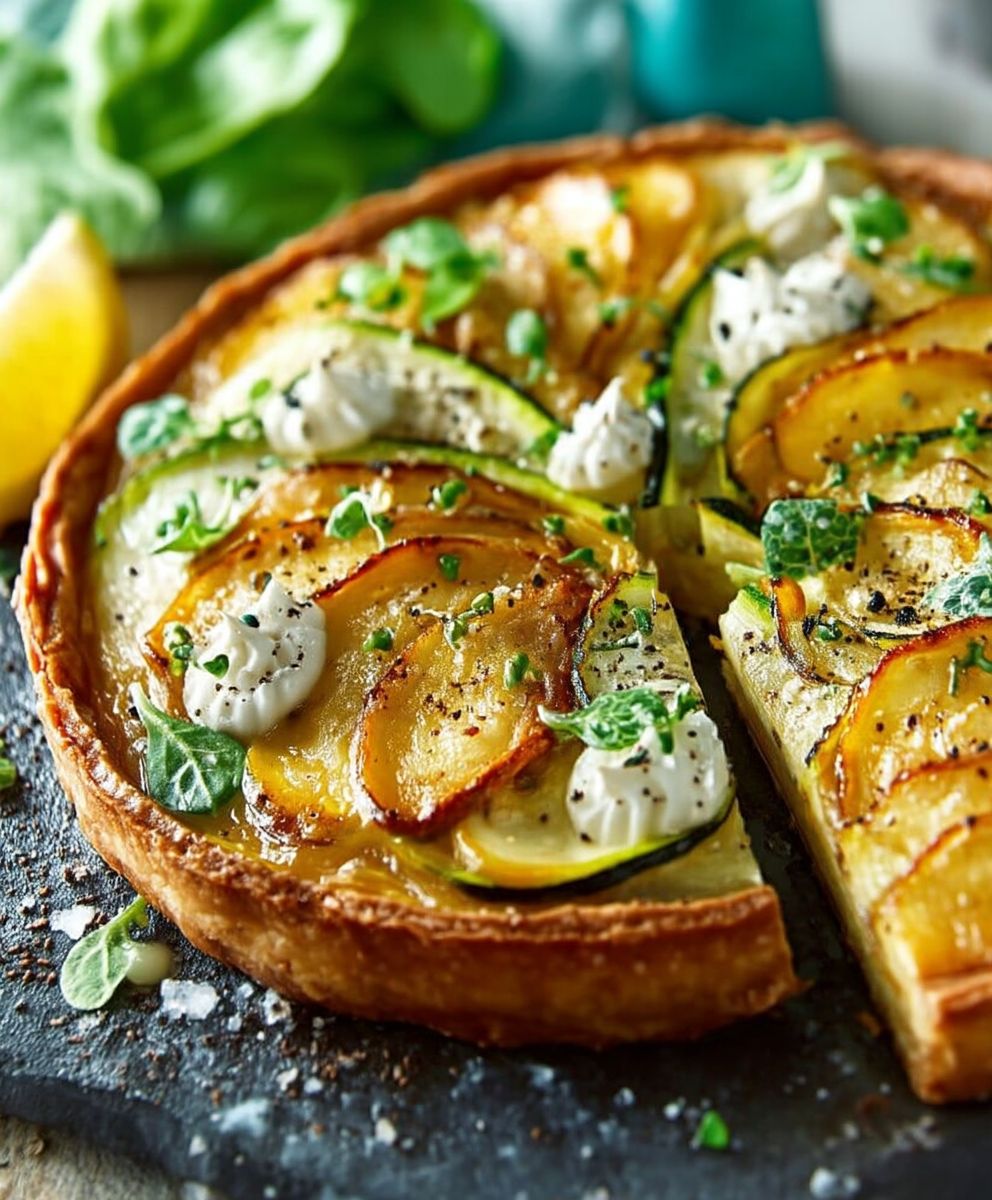 Tarte courgettes