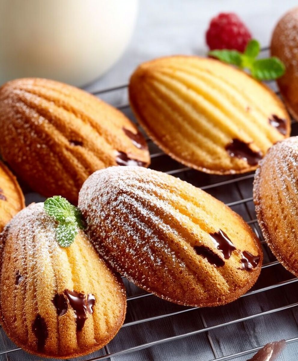 Madeleines au chocolat