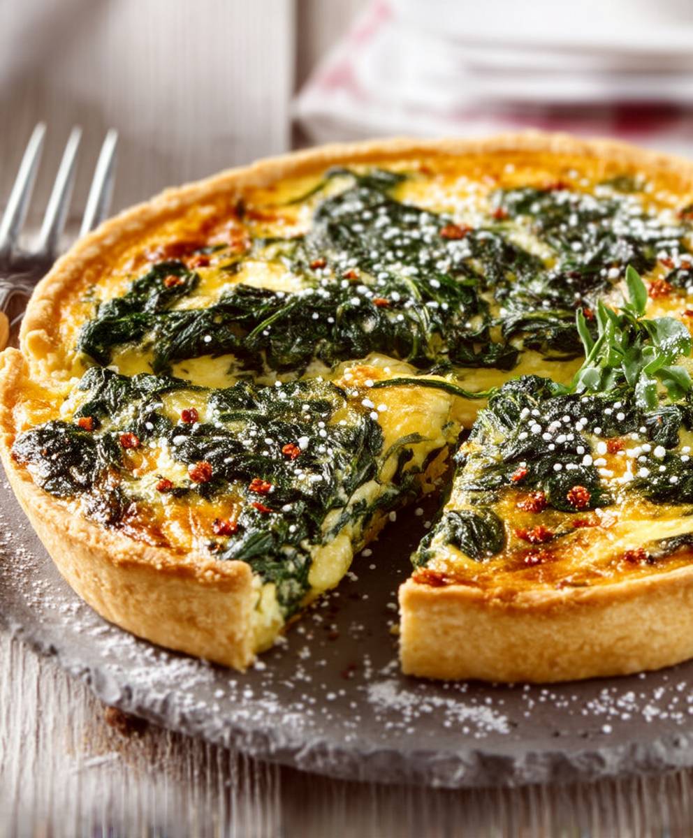 Quiche aux épinards facile