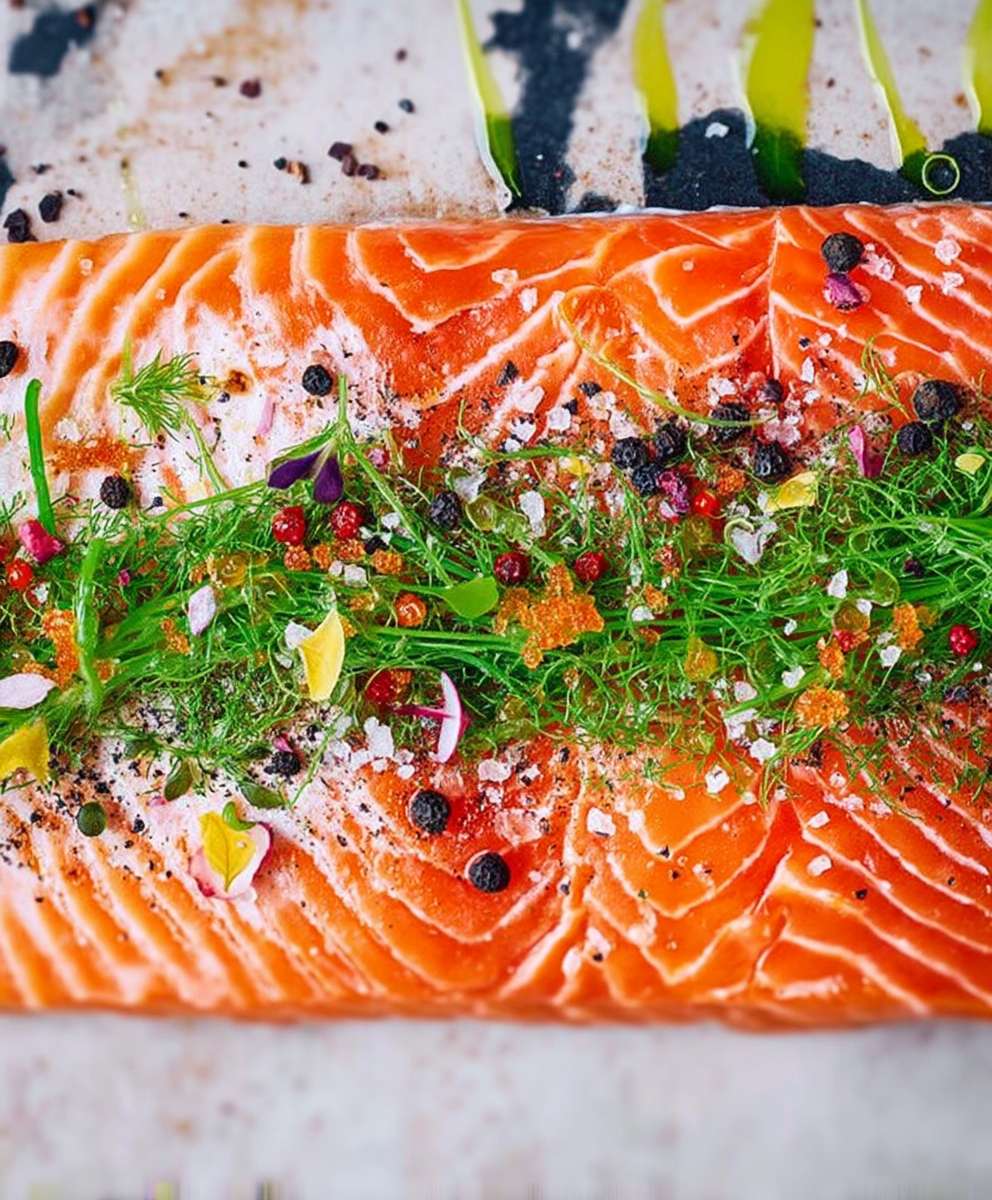 Saumon gravlax