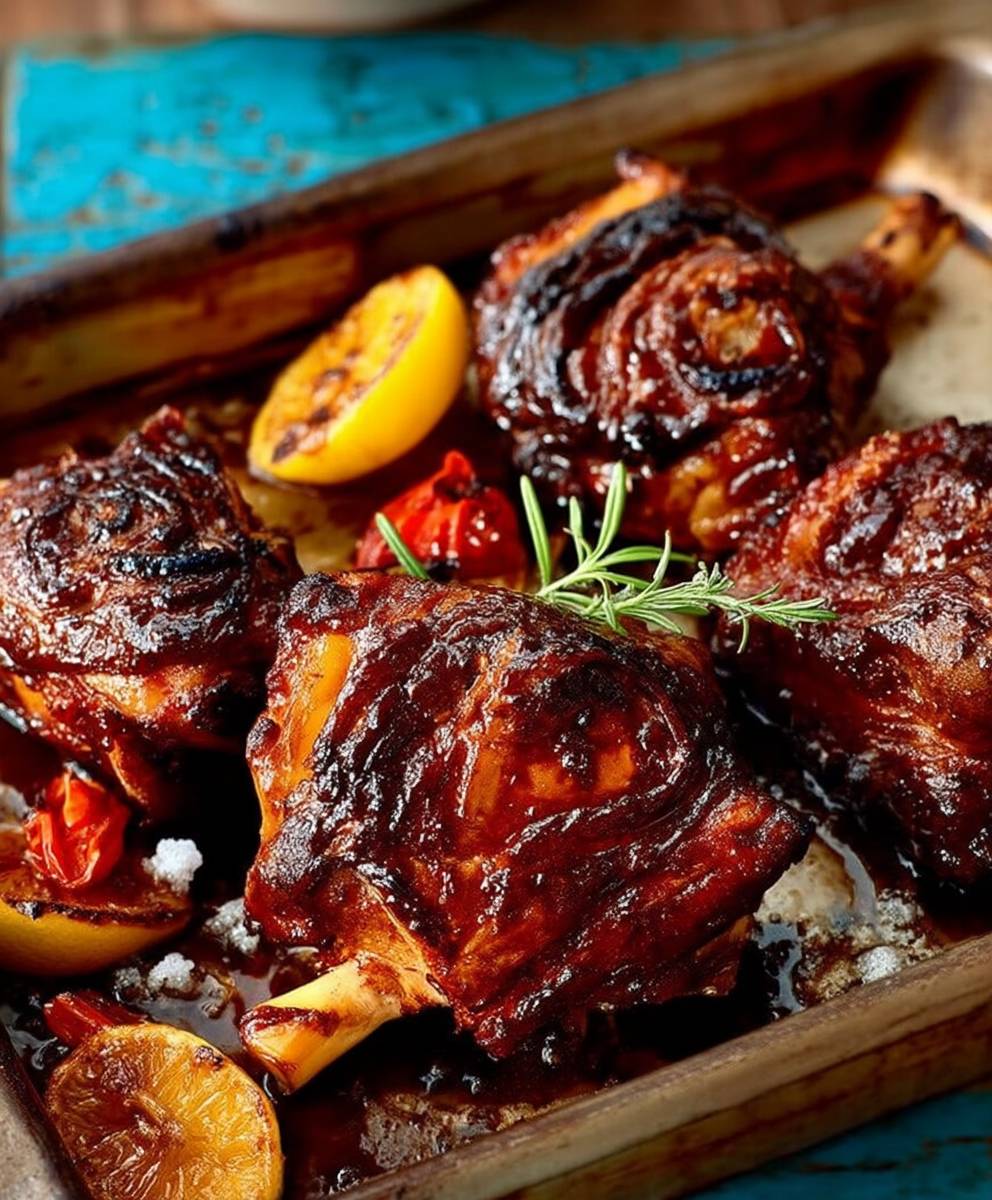 Jarret de porc confit