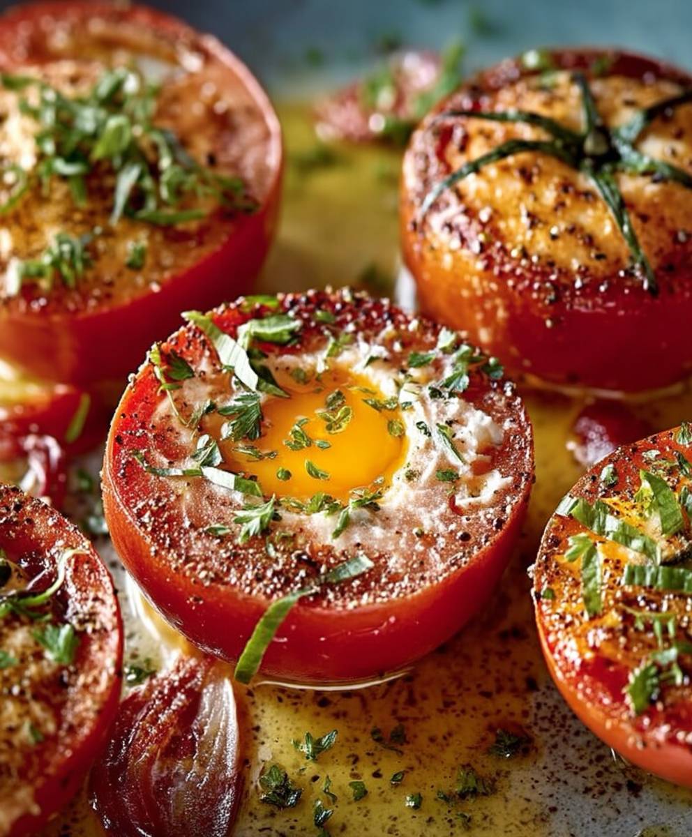 Tomates farcies poulette