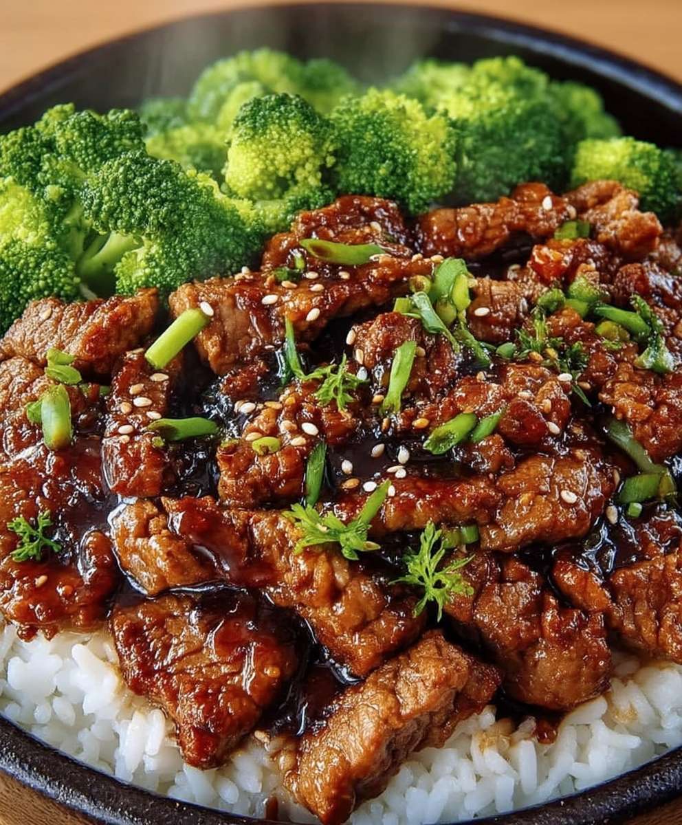 Boeuf teriyaki et riz