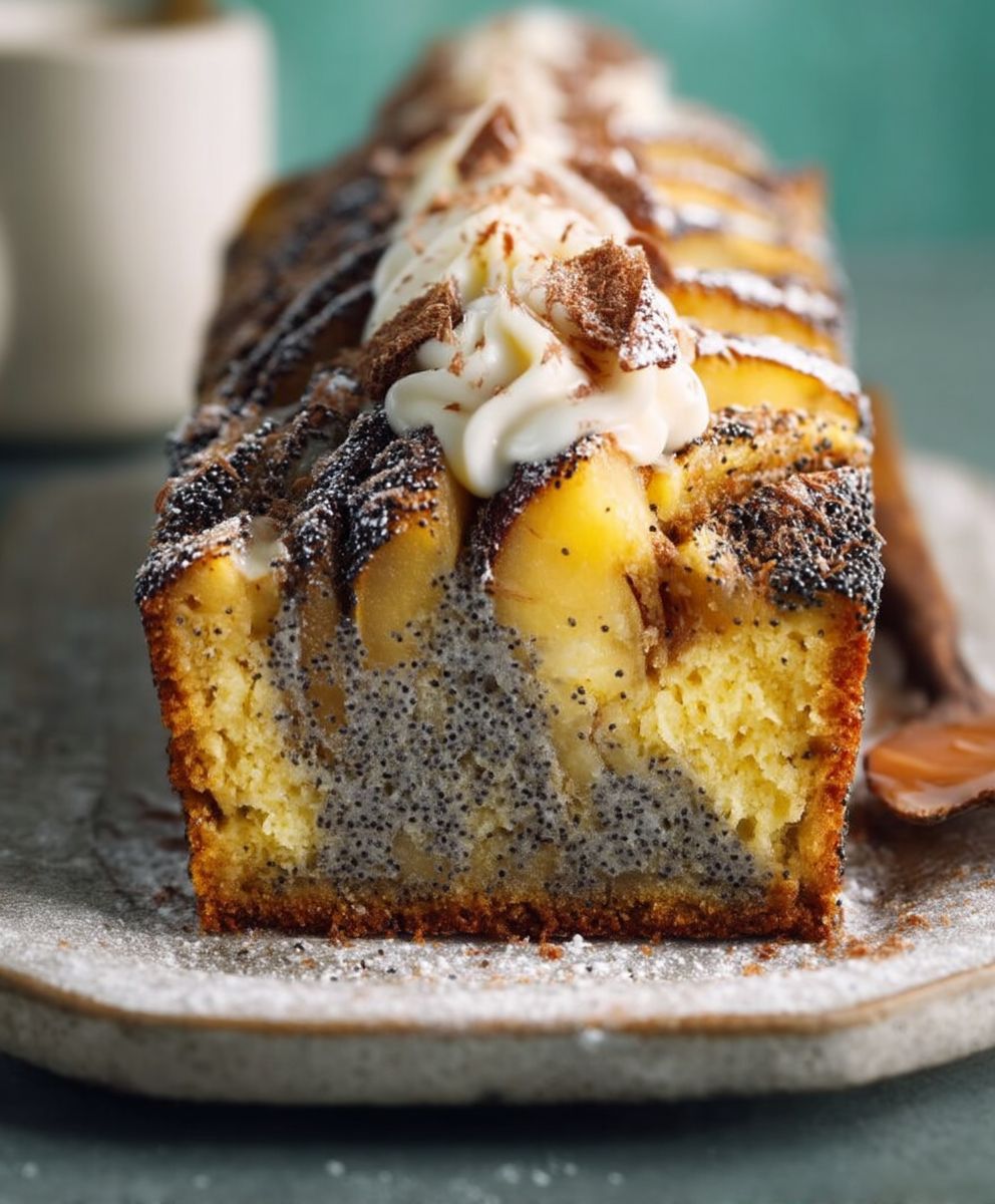 Gateau pommes pavot facile