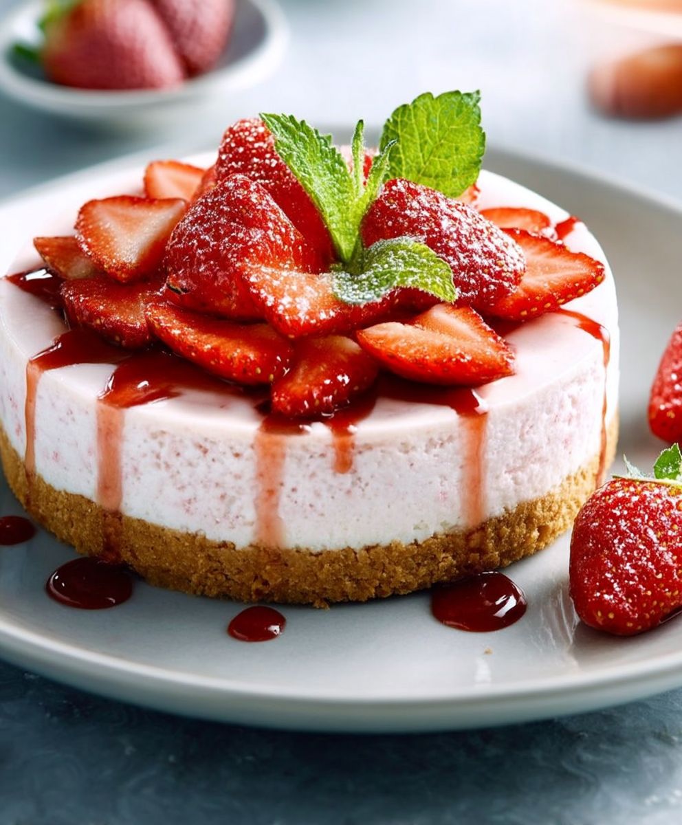 Cheesecake aux fraises