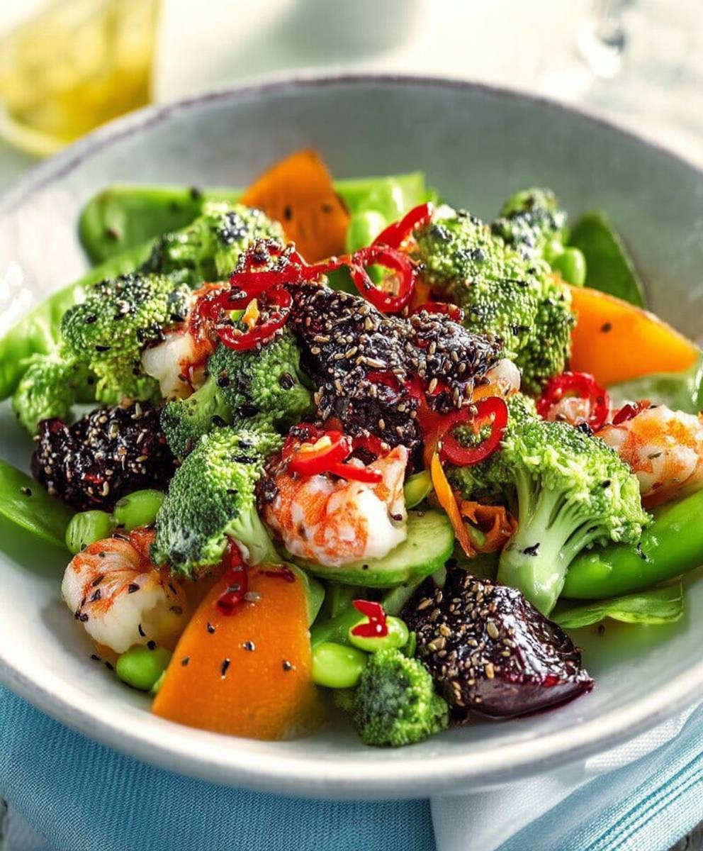 Salade saveurs terre mer