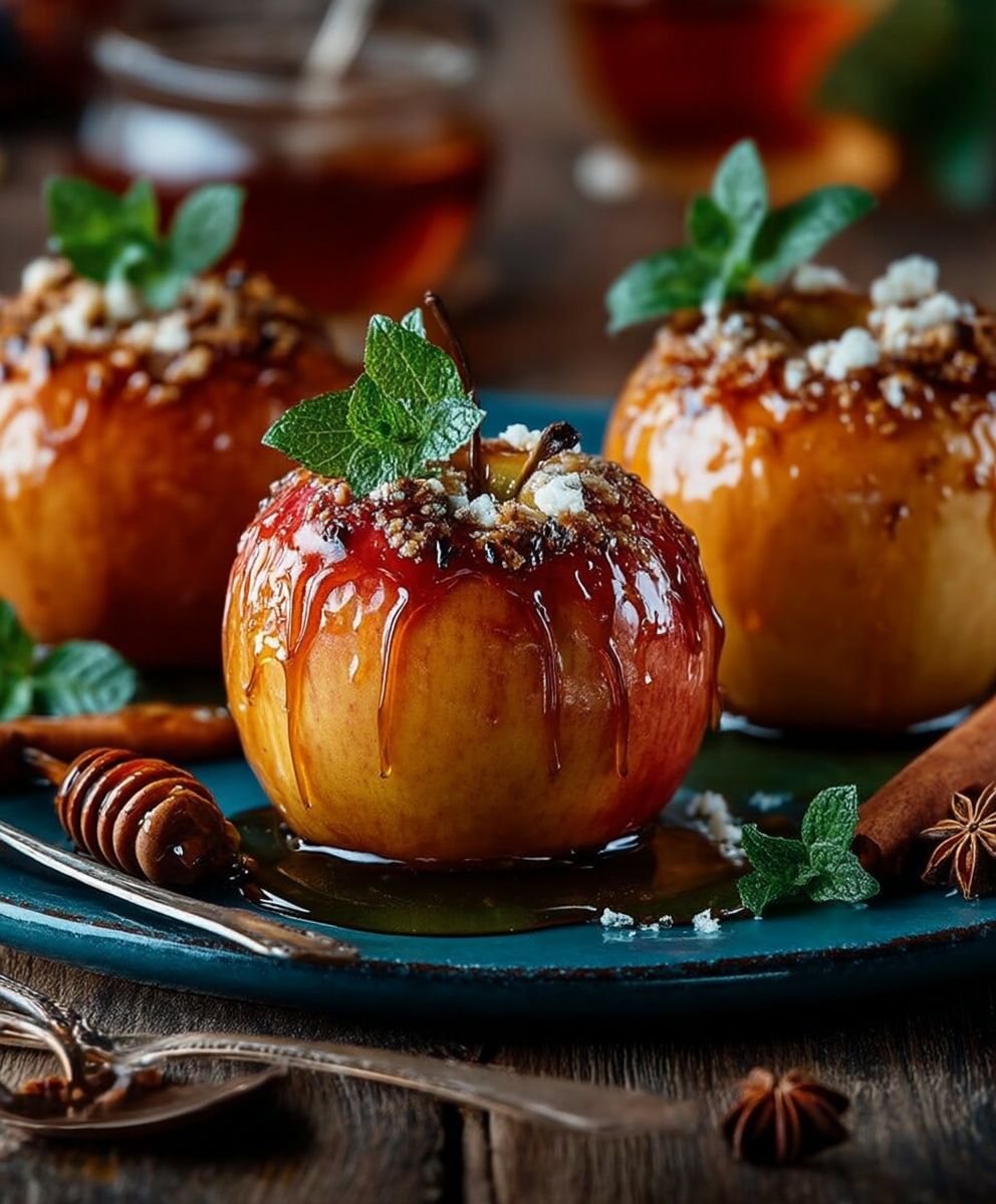 Pommes au four caramel