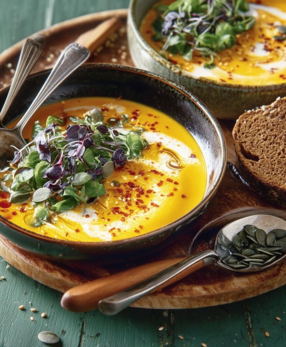 Soupe potiron curry