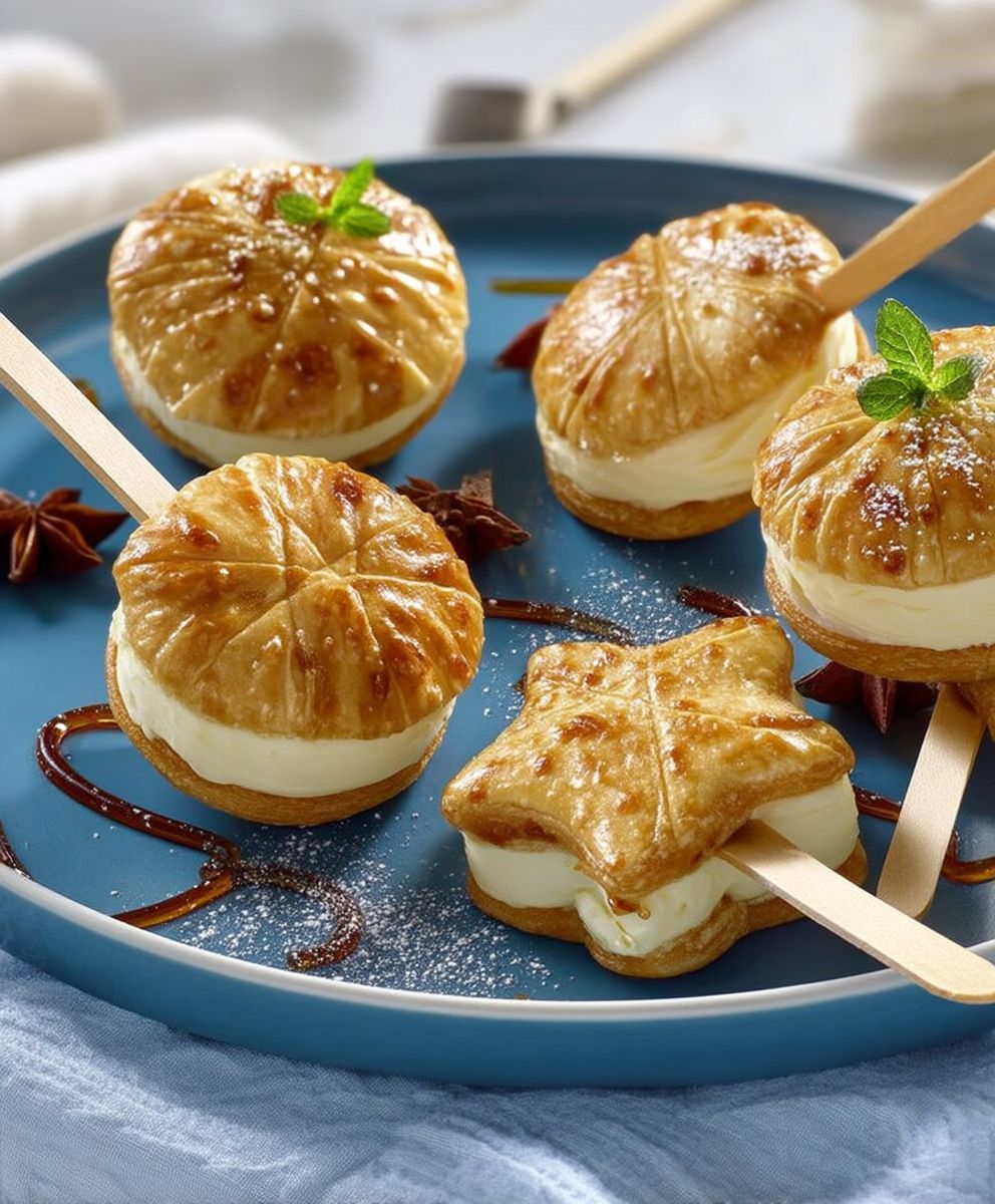 Sucettes crème amandes