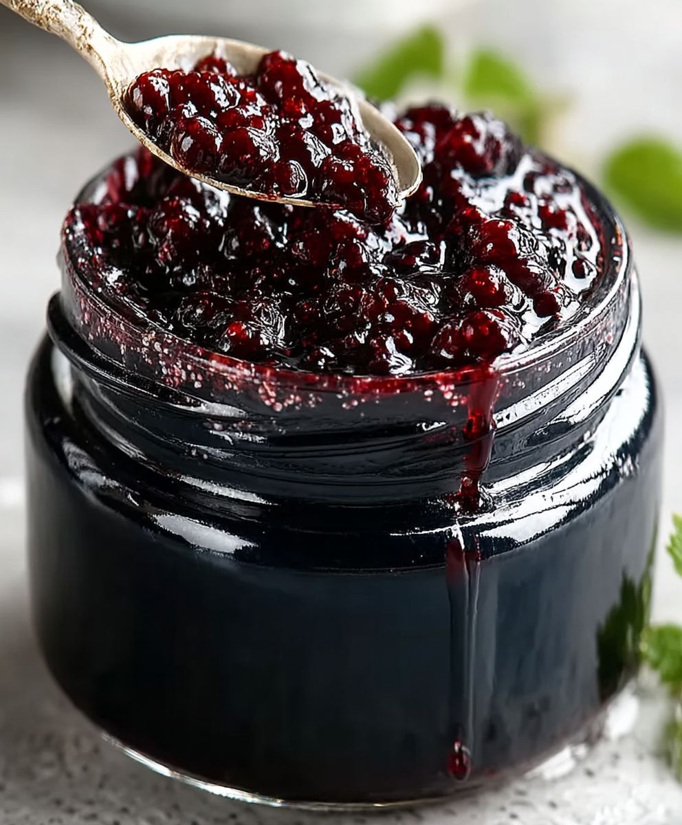 Confiture cassis traditionnelle grand mère