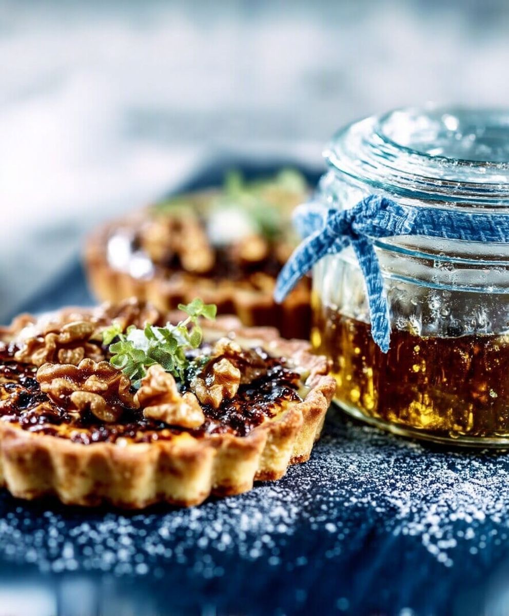 Tartelettes miellées aux noix