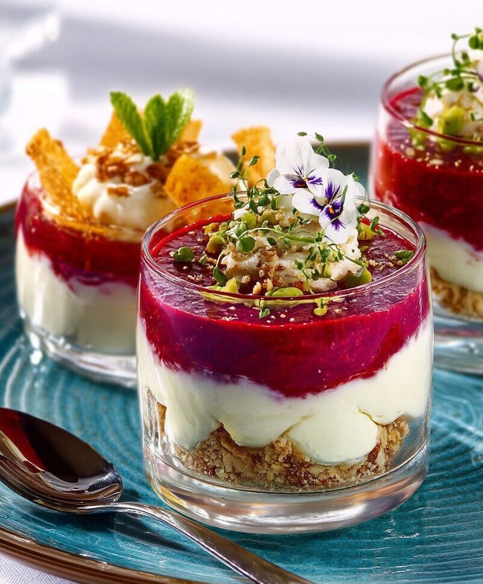 Verrines croquantes dessert facile