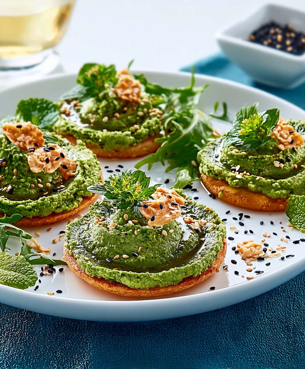 Houmous spiruline facile rapide
