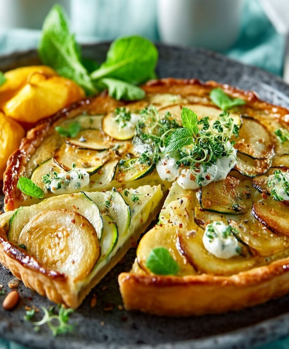 Tarte courgettes