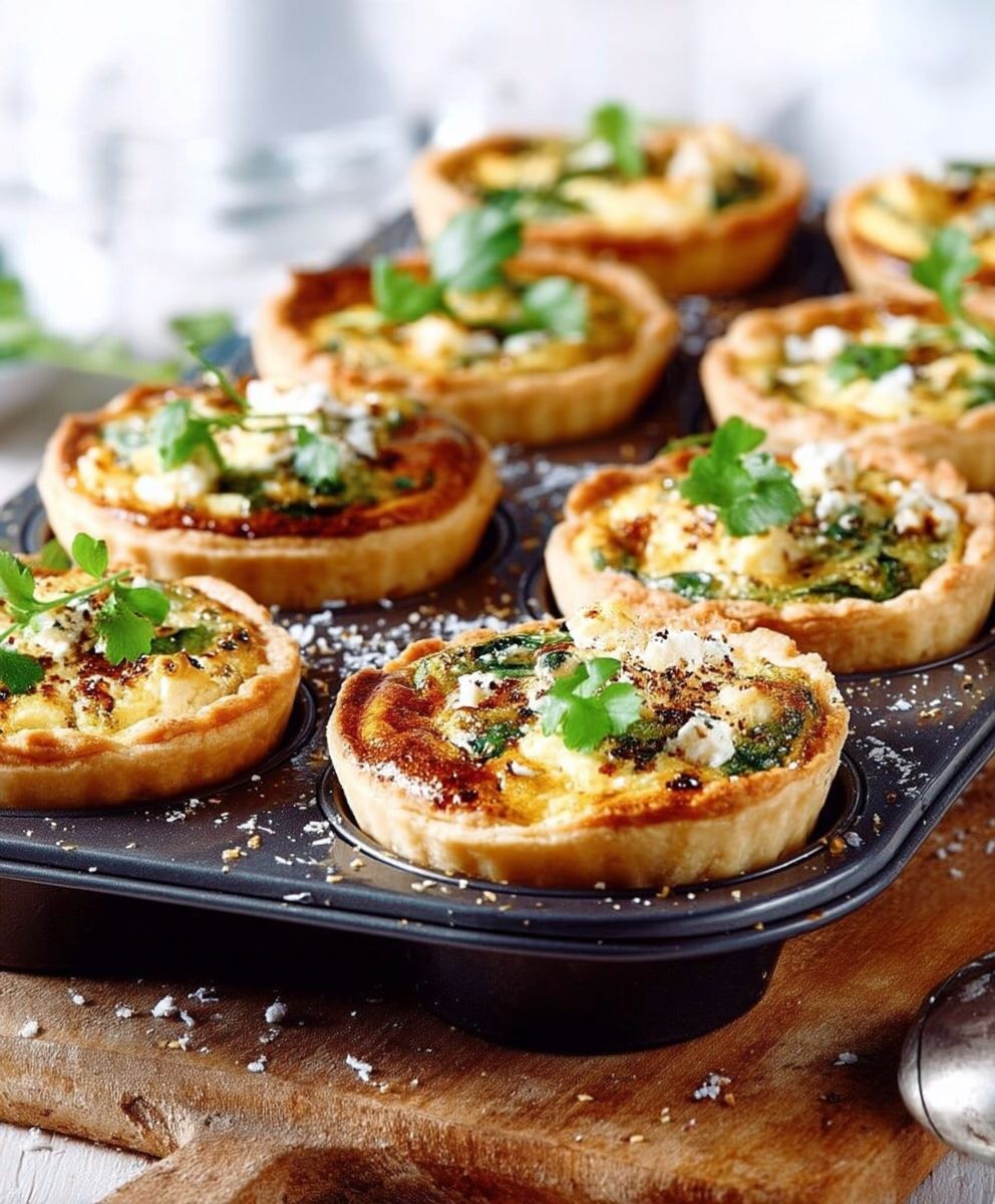Quiche feta facile
