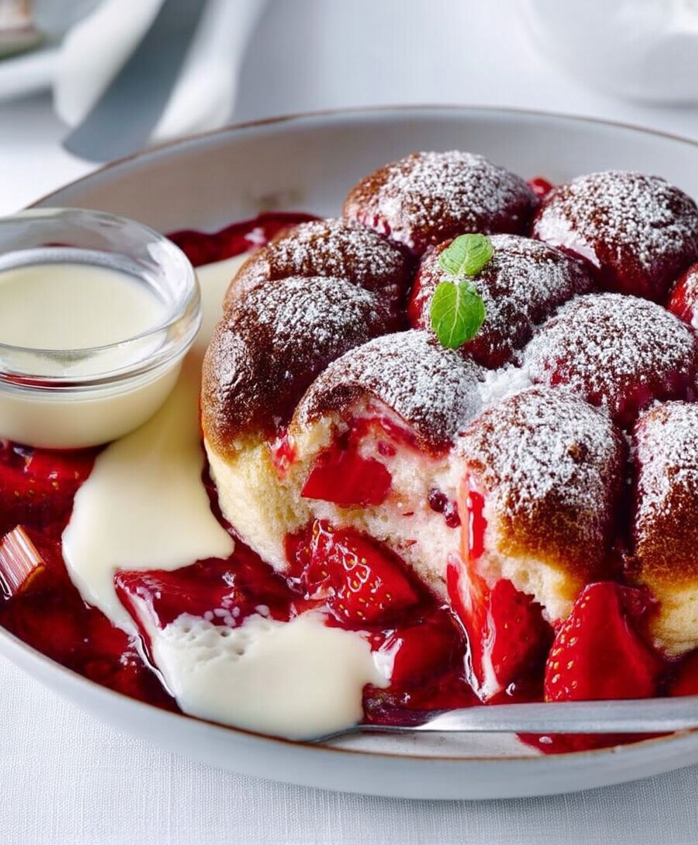 Fraise rhubarbe facile