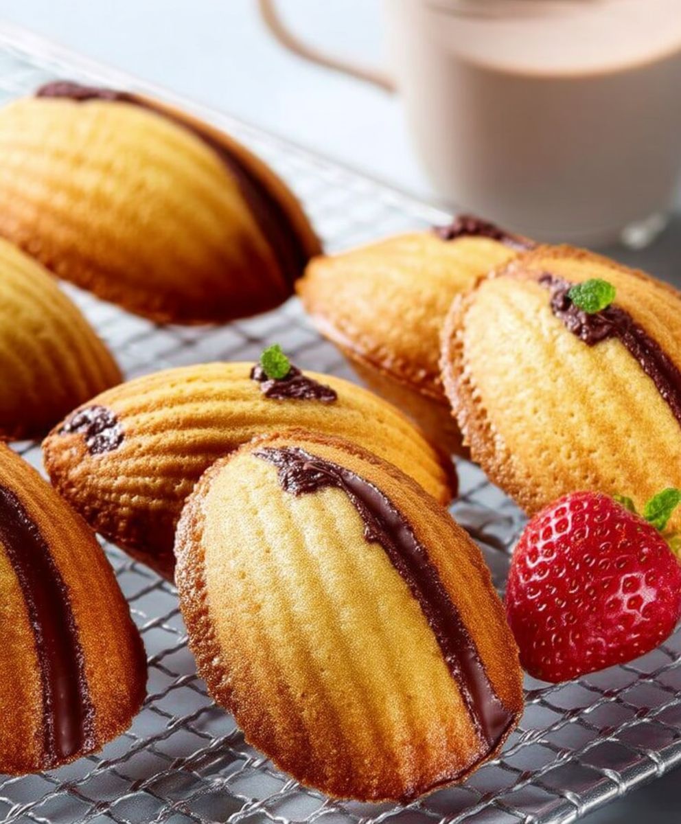 Madeleines au chocolat