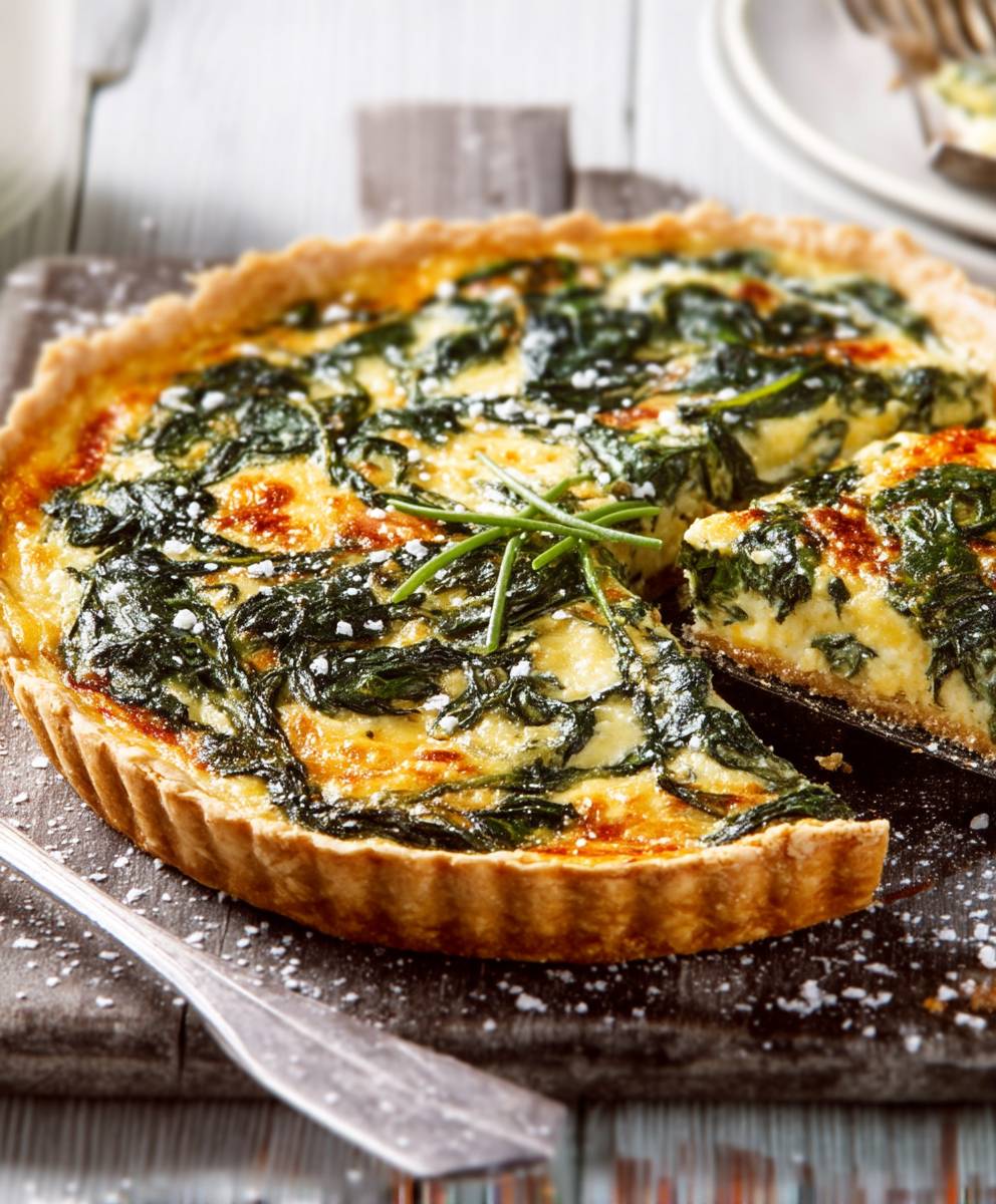 Quiche aux épinards facile