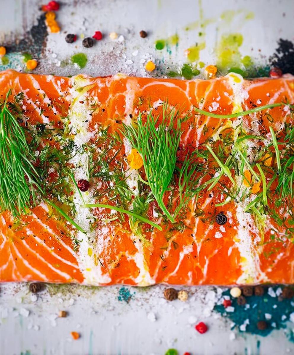 Saumon gravlax