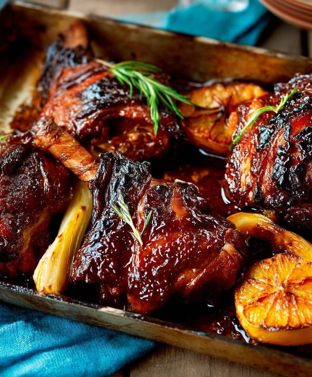 Jarret de porc confit