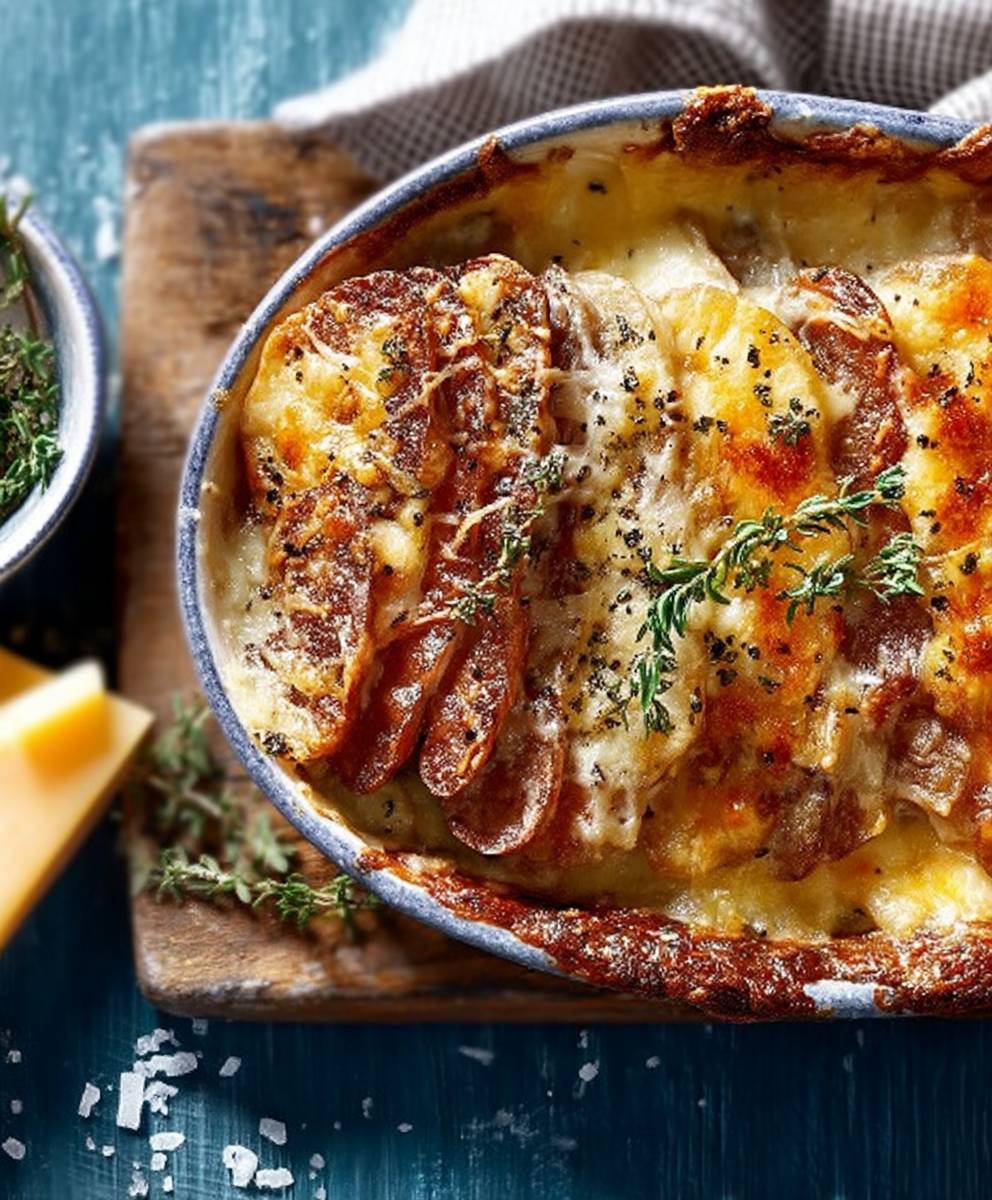 Ficelle picarde gratinée