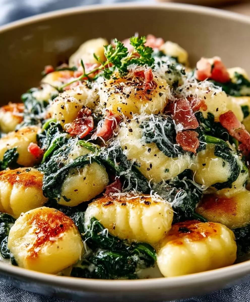 Gnocchis aux épinards italiens