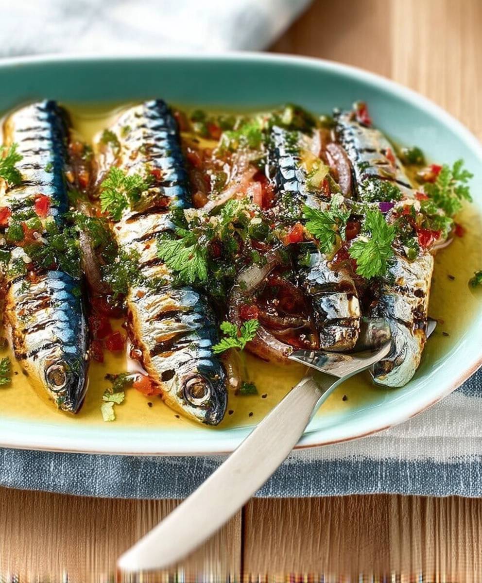 Sardines à l'escabèche