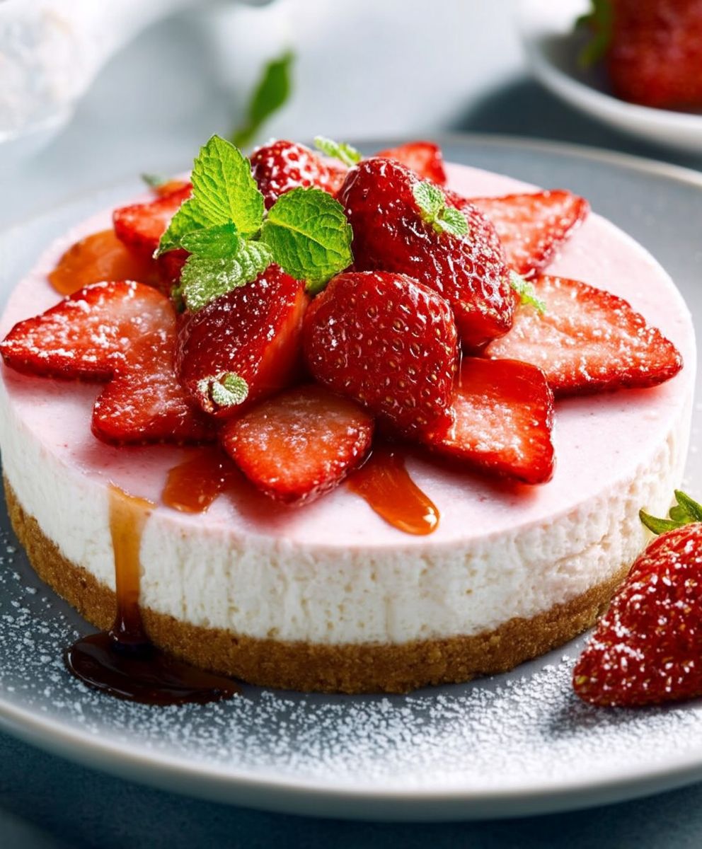 Cheesecake aux fraises