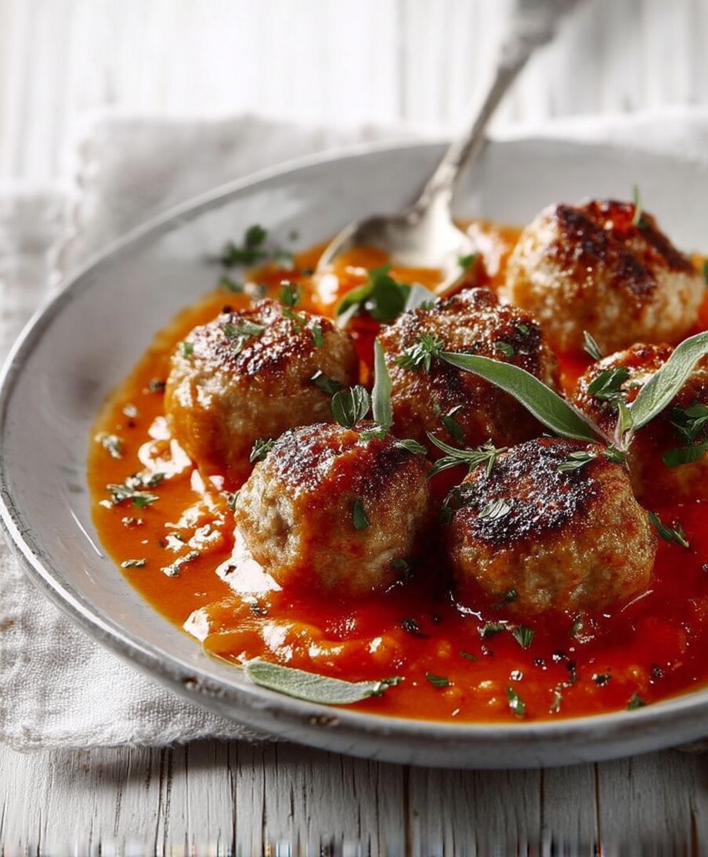 Boulettes sauce maison
