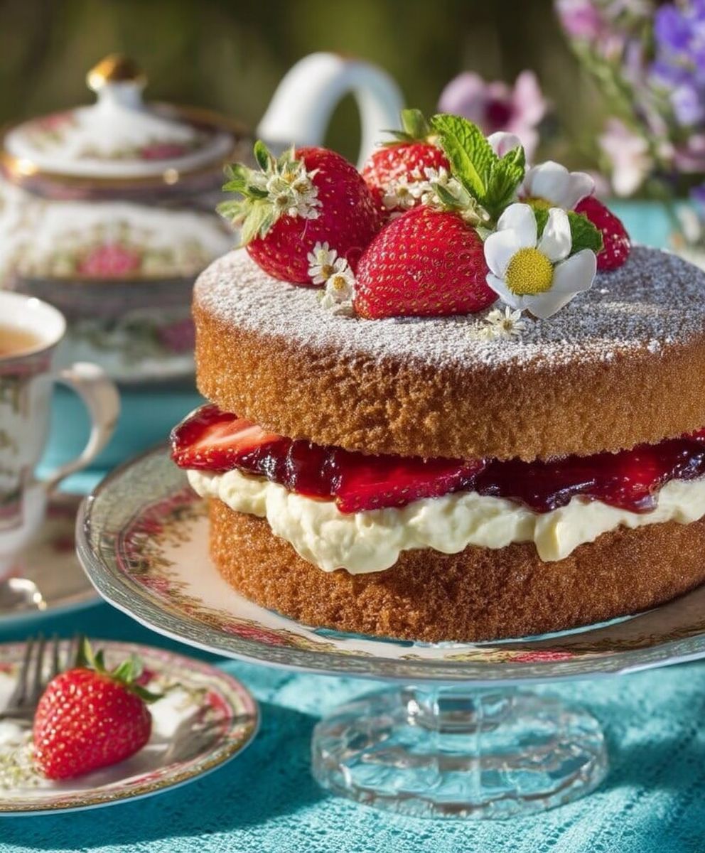 Gâteau éponge Victoria