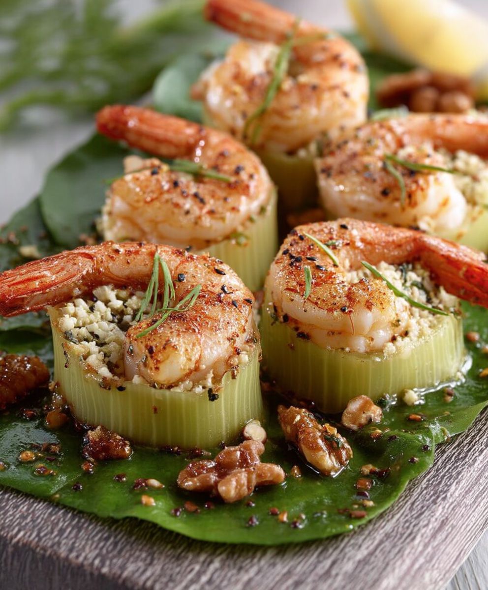 Bouchées aux crevettes