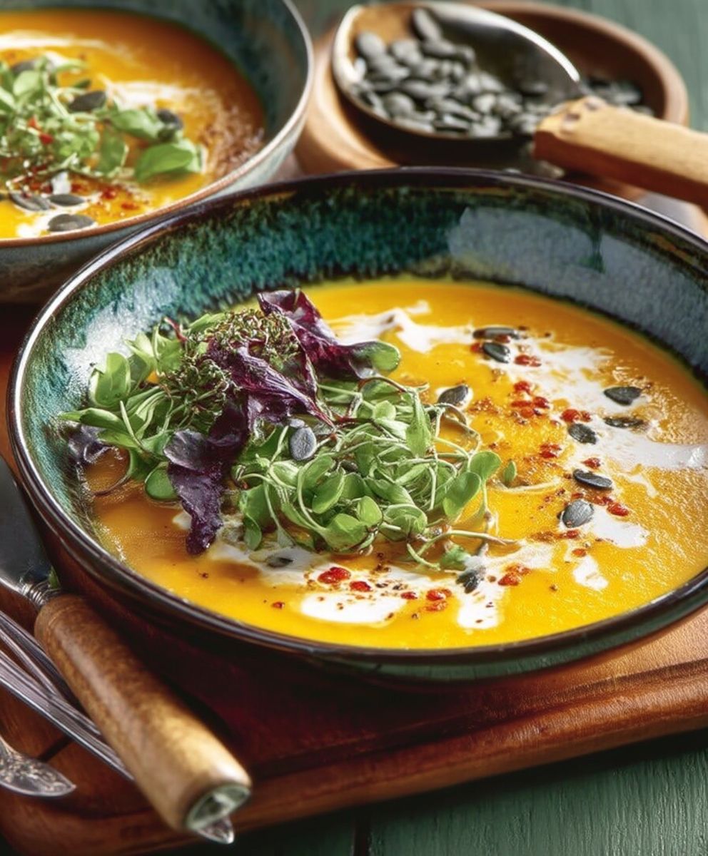 Soupe potiron curry
