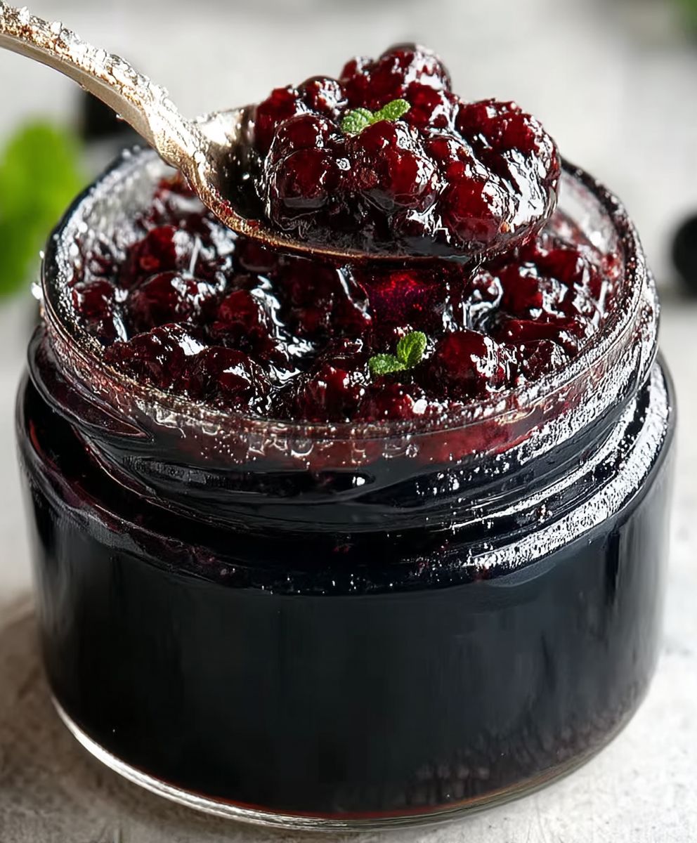 Confiture cassis traditionnelle grand mère