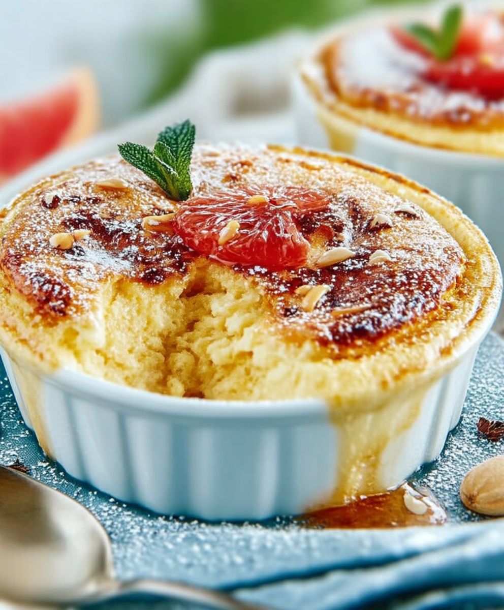 Gratin soufflé pamplemousse