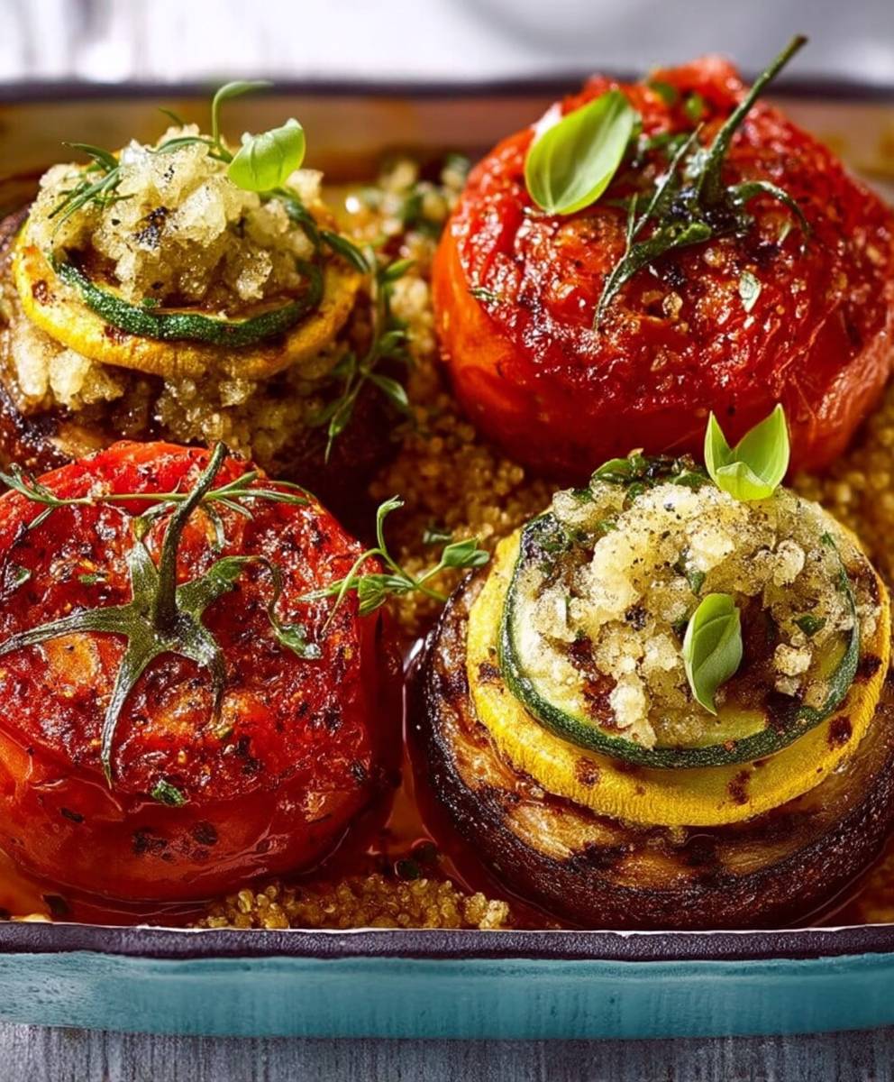 Légumes farcis grillés