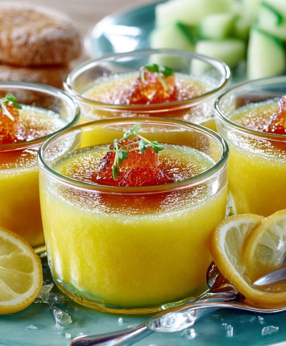 Gaspacho melon frais facile