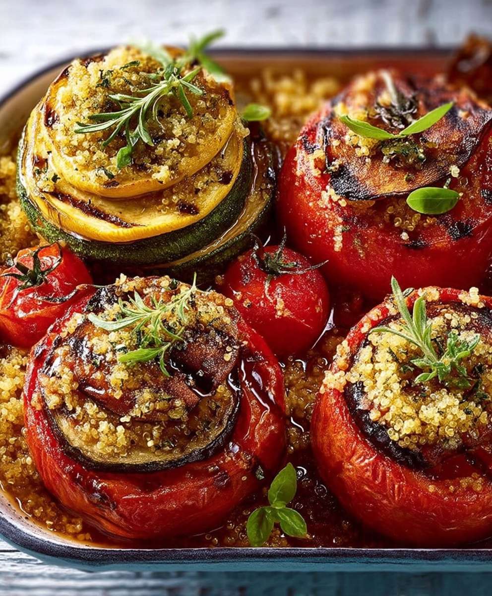 Légumes farcis grillés
