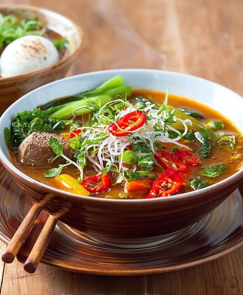 Soupe asiatique facile