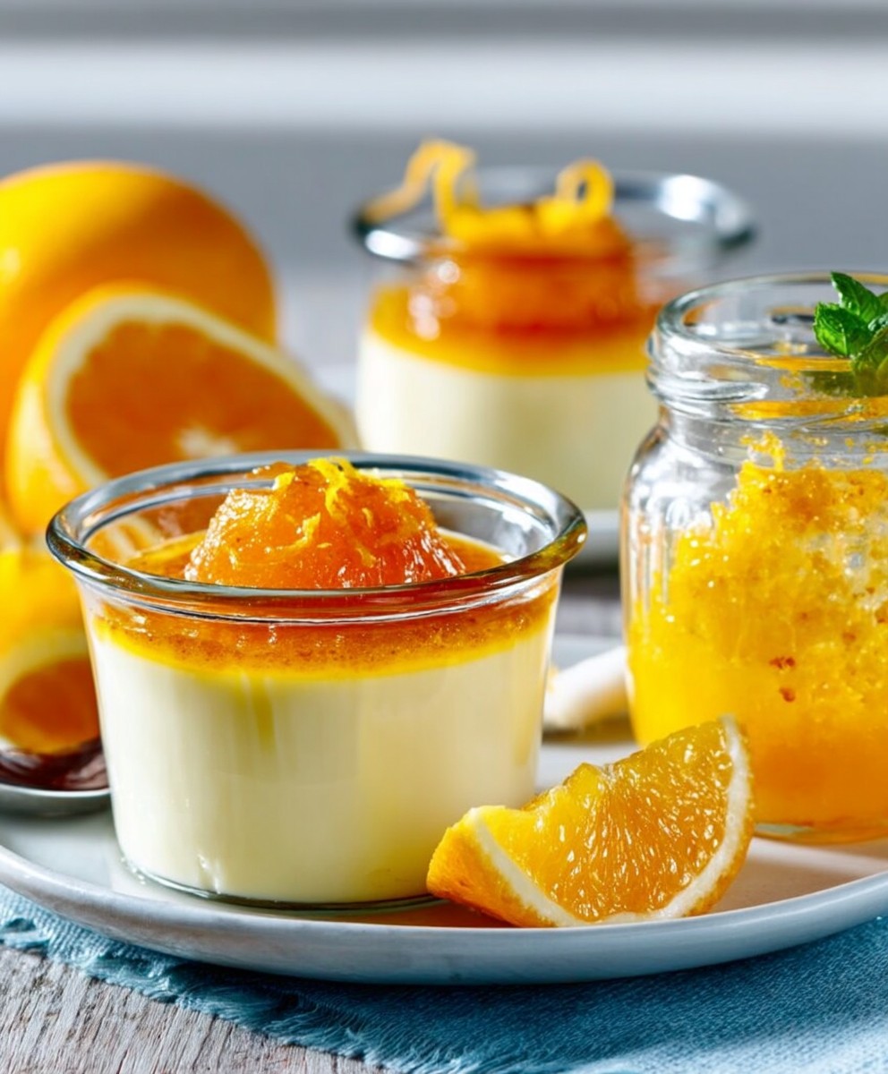Panna cotta coulis agrumes
