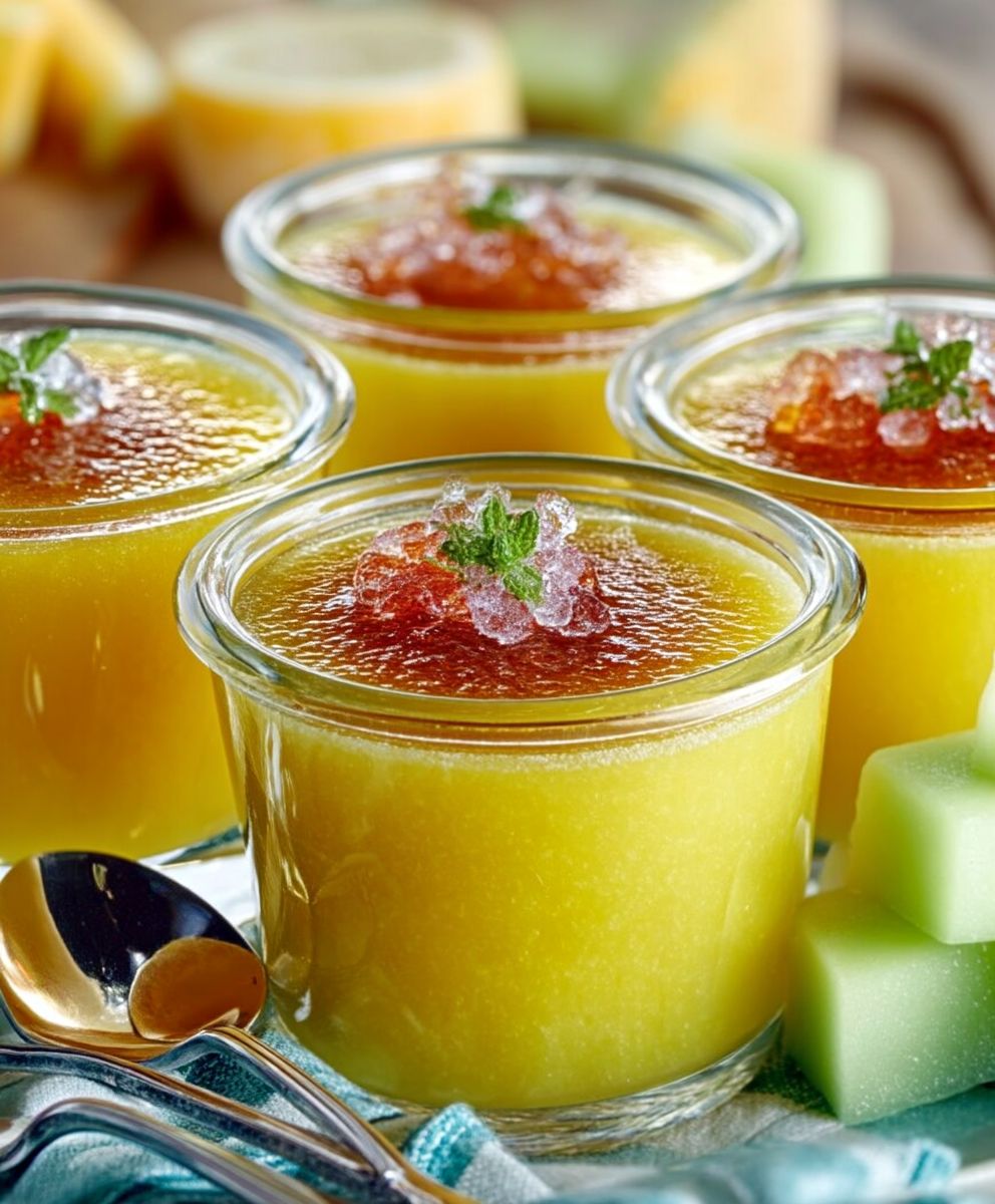 Gaspacho melon frais facile