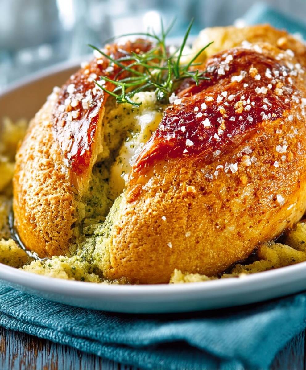 Poulet en pâte à sel