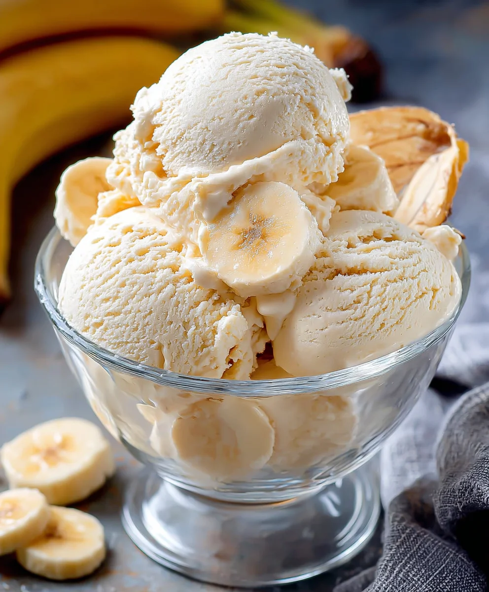 Glace à la Banane Sans Sorbetière Irrésistible & Facile