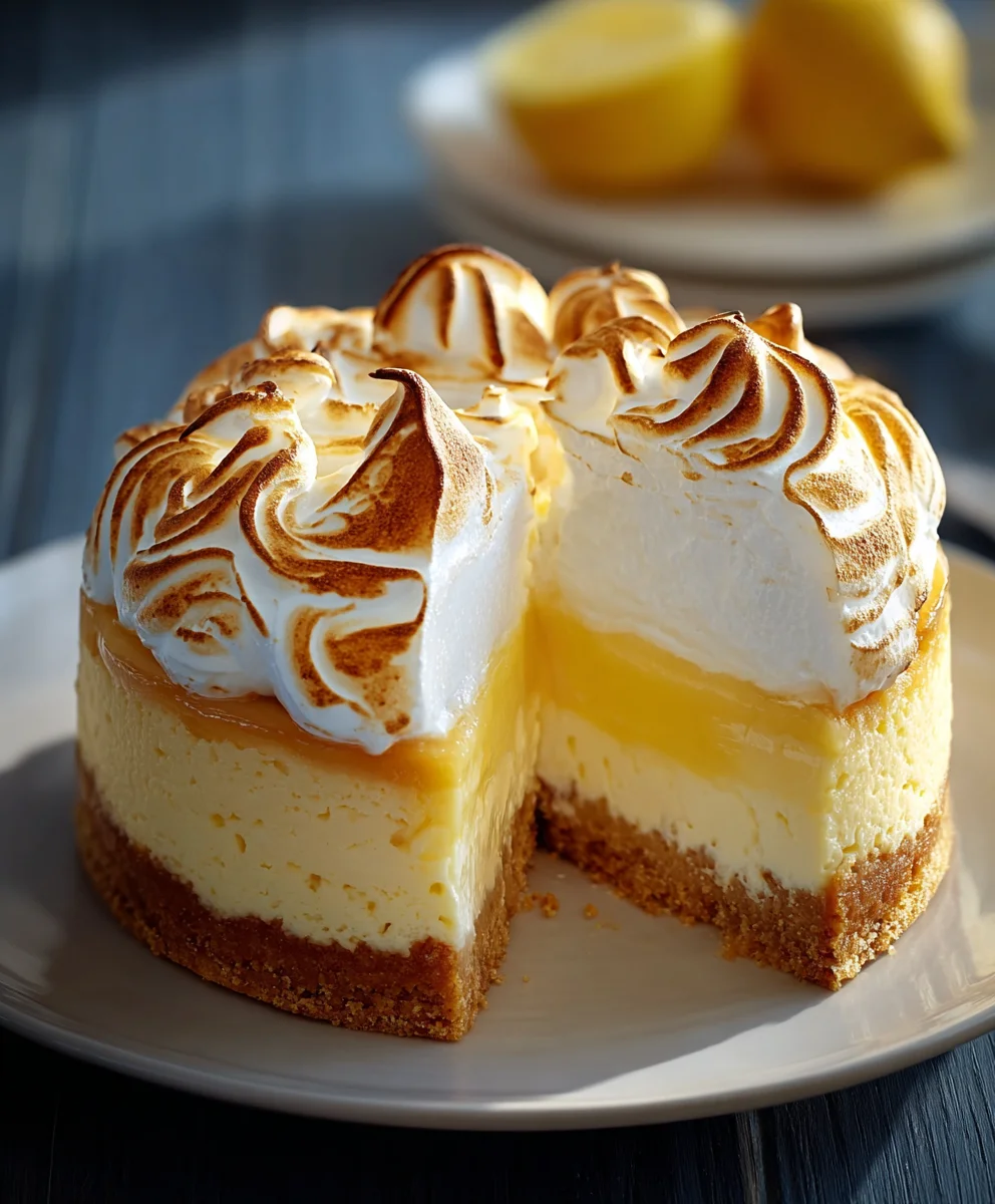 Lemon Meringue Pie Cheesecake : Fusion Gourmande