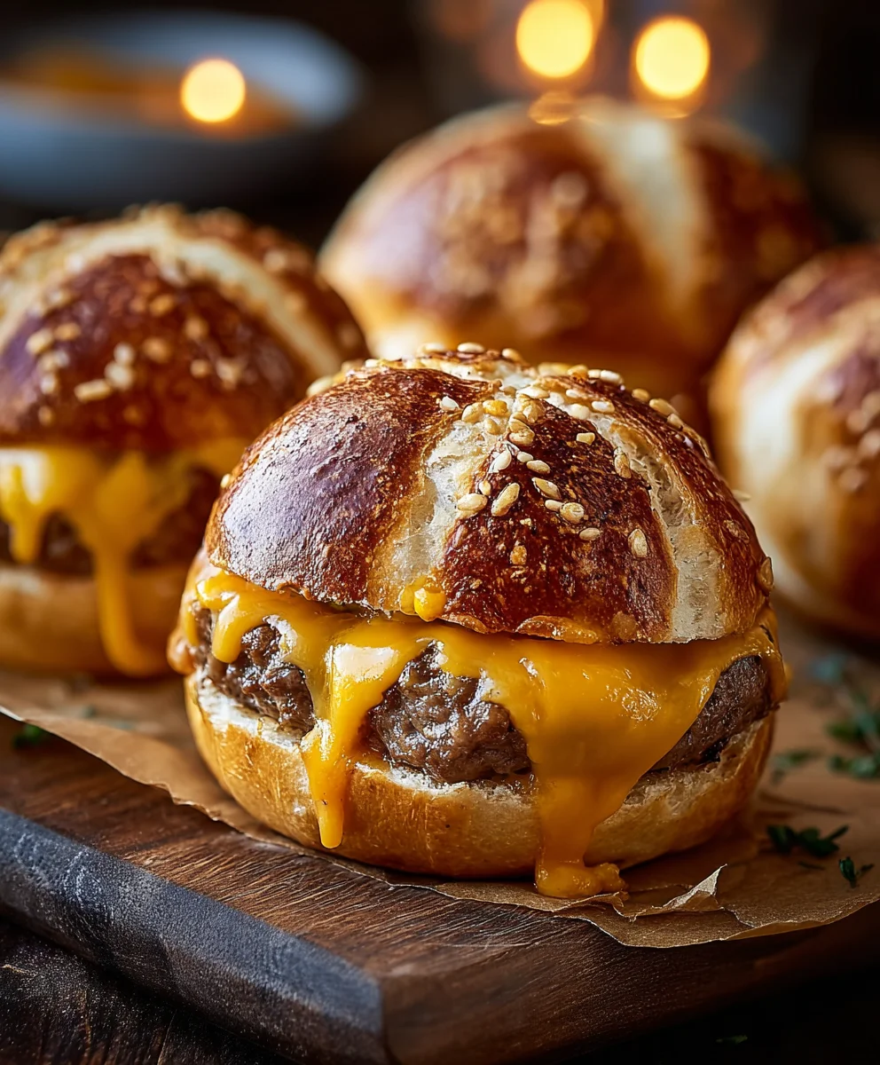 Bombes Pretzel Cheeseburger: La recette facile et gourmande !