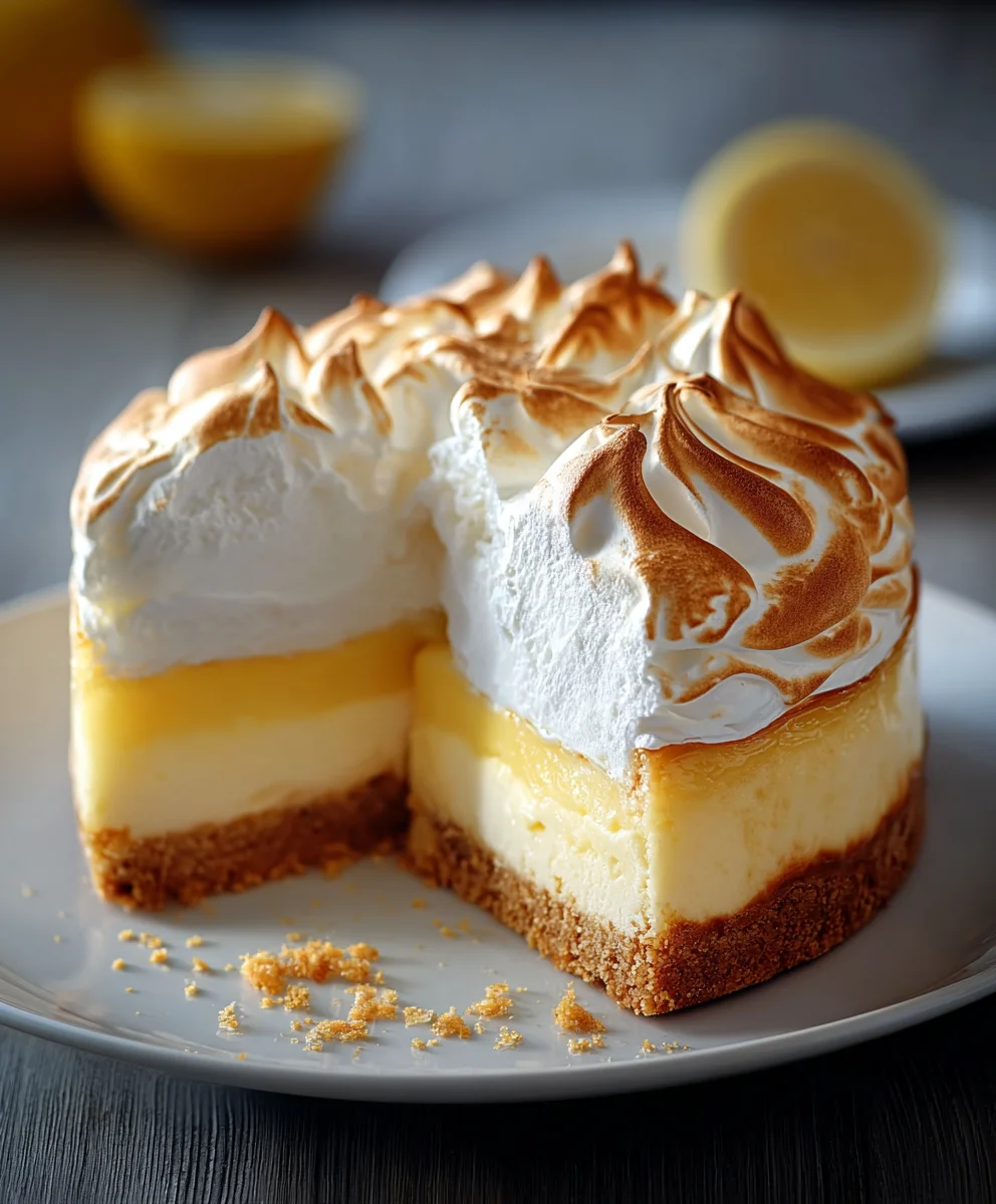 Cheesecake Tarte Citron Meringuée : Fusion Gourmande