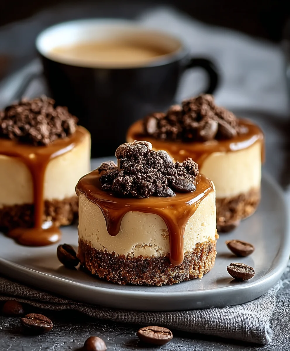Mini Cheesecakes au Café
