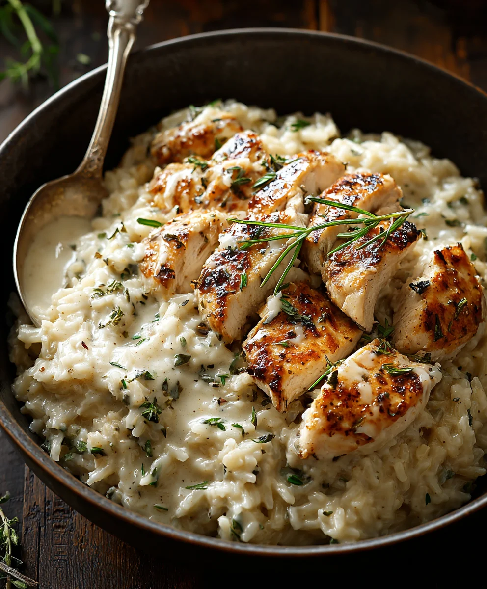 Poulet Crémeux Parmesan & Riz : Repas Facile & Savoureux