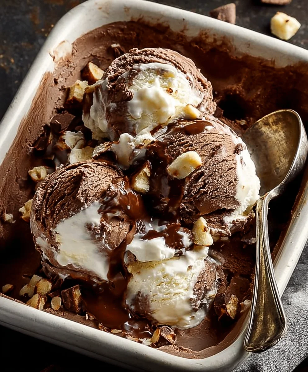 Glace Rocky Road Décadente